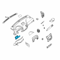 OEM 2008 Nissan Armada FASTENER-Instrument Panel Diagram - 68221-ZQ01A