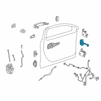 OEM 2017 Buick Regal Door Check Diagram - 13229021