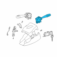 OEM 2001 Toyota Echo Wiper Switch Diagram - 84652-1A840