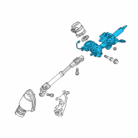 OEM 2021 Toyota C-HR Column Assembly Diagram - 4520A-F4020