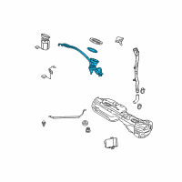 OEM 2014 BMW X6 Fuel Level Sensor Left Diagram - 16-11-7-212-588