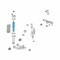 OEM Dodge Nitro ABSORBER-Suspension Diagram - 68003954AB