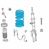 OEM BMW M8 FRONT COIL SPRING Diagram - 31-33-8-099-331