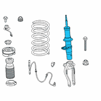 OEM 2020 BMW M8 SPRING STRUT, EDC, FRONT LEF Diagram - 31-30-7-856-895