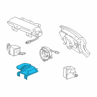 OEM 2005 Lexus LX470 Sensor Assembly, Air Bag Diagram - 89170-60151