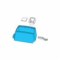 OEM Dodge Base-Floor Console Diagram - 1JC92BD1AA