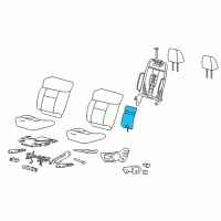 OEM 2005 Ford F-150 Seat Back Heater Diagram - 4L3Z-14D696-AA