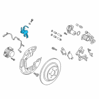 OEM 2017 Lincoln Continental Brake Hose Diagram - G3GZ-2282-G