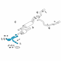 OEM 2018 Ford F-150 Catalytic Converter Diagram - HL3Z-5E212-A