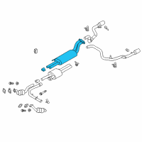 OEM 2020 Ford F-150 Rear Muffler Diagram - KL3Z-5230-B