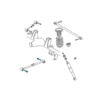 OEM 2002 Toyota Sequoia Lower Control Arm Bolt Diagram - 90080-11481