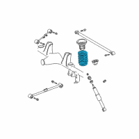 OEM 2007 Toyota Sequoia Coil Spring Diagram - 48231-AF140