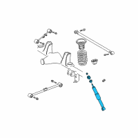 OEM 2007 Toyota Sequoia Shock Diagram - 48530-A9480