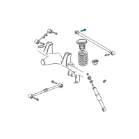 OEM 2004 Toyota Sequoia Lateral Arm Bolt Diagram - 90080-11480