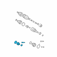OEM Pontiac Boot Kit, Front Wheel Drive Shaft Cv Joint Diagram - 88972711