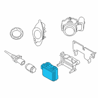 OEM 2021 Toyota GR Supra Sensor Diagram - 88210-WAA08