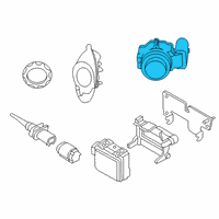 OEM 2021 Toyota GR Supra Park Sensor Diagram - 89341-WAA11