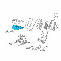 OEM 2022 Chevrolet Equinox Seat Cushion Pad Diagram - 84188900