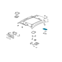 OEM Saturn Lamp Asm-Dome *Light Ttnum Diagram - 15276622