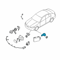 OEM BMW 740i xDrive ULTRASCHALLSENSOR AZURIT SCH Diagram - 66-20-9-459-560