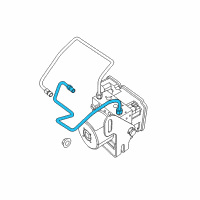 OEM 2014 Dodge Durango Tube Assembly-Master Cylinder To HCU Diagram - 68142305AB