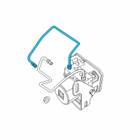 OEM 2012 Jeep Grand Cherokee Tube Assembly-Master Cylinder To HCU Diagram - 52124729AF