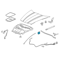 OEM Hummer Latch Diagram - 15910868