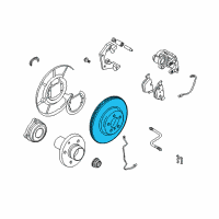 OEM 2006 BMW 750i Brake Disc, Ventilated Diagram - 34-21-6-864-054