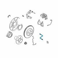 OEM 2006 BMW 550i Brake Hose Diagram - 34-32-1-159-882