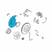 OEM 2008 BMW M5 Protection Plate Left Diagram - 34-21-6-754-629