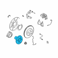 OEM 2002 BMW 745Li Drive Flange Hub Diagram - 33-41-6-753-100