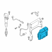 OEM Kia Optima Electronic Control Unit Diagram - 391612EJB0