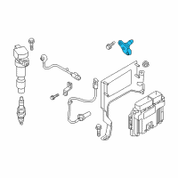 OEM 2016 Hyundai Sonata Sensor-Camshaft Position Diagram - 39350-2E600