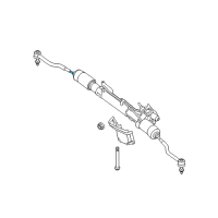 OEM 2014 Nissan Maxima Socket Kit-Tie Rod, Inner Diagram - 48521-9N00A