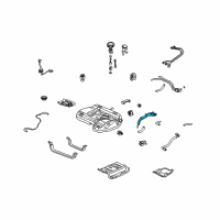 OEM 2004 Honda Pilot Pipe, Fuel Filler Diagram - 17660-S3V-A02