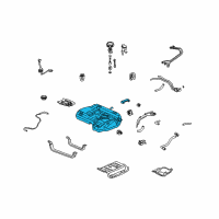 OEM Honda Pilot Tank, Fuel Diagram - 17500-S3V-A12