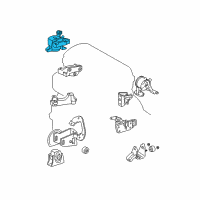 OEM Toyota RAV4 Side Mount Diagram - 12305-28231