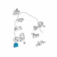 OEM Toyota RAV4 Front Mount Diagram - 12361-28250