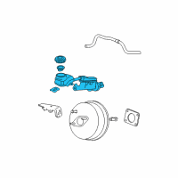 OEM 2011 Honda Civic Master Cylinder Assembly Diagram - 46100-SNB-G51