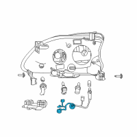 OEM Nissan Sentra Harness Assy-Headlamp Diagram - 26038-3SG2A