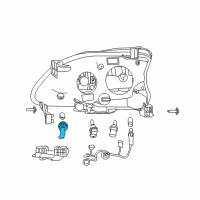 OEM Nissan Cover-Socket, Headlamp Diagram - 26029-3SG3A