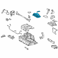 OEM 2014 Lexus GS450h Block Assembly, Hv Battery Diagram - G92Z0-48011