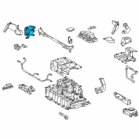 OEM 2013 Lexus GS450h Blower Assembly, Battery Diagram - G9230-30030