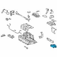 OEM 2015 Lexus GS450h Blower Assembly, Battery Diagram - G9230-30020