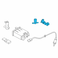 OEM 2016 Infiniti QX70 Valve Assy-Control Diagram - 14930-JK20E