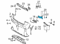 OEM 2020 Kia Niro REFLECTOR/REFLEX Ass Diagram - 92406Q4000