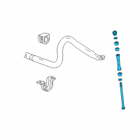 OEM GMC Stabilizer Link Diagram - 94772472