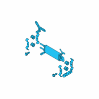 OEM Infiniti Oil Cooler Assy-Power Steering Diagram - 49790-AC620