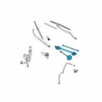 OEM Nissan Murano Link Assy-Wiper Diagram - 28840-CA000