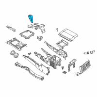 OEM 2012 Dodge Challenger Knob-GEARSHIFT Diagram - 4578692AA